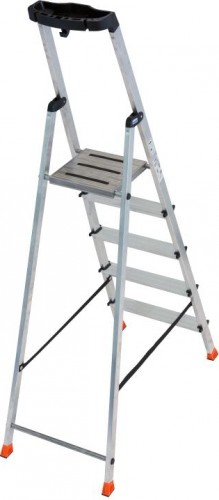 Стремянка алюминиевая KRAUSE MONTO SAFETY 5 ступеней 128959 - изображение 2