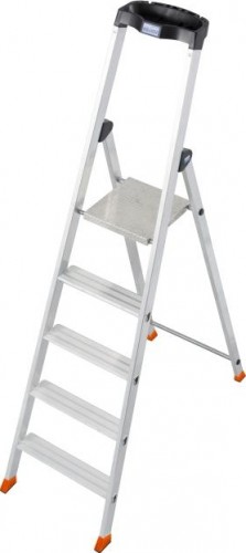 Стремянка алюминиевая KRAUSE MONTO SOLIDO 5 ступеней 126641