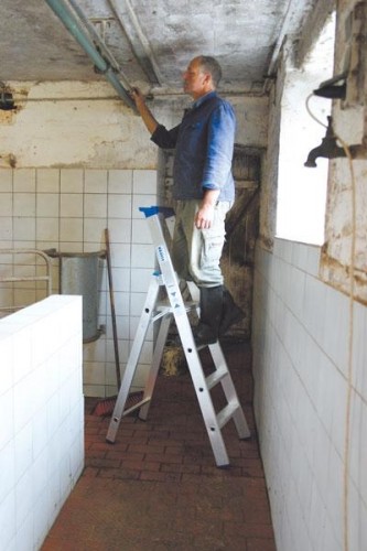 Стремянка алюминиевая KRAUSE STABILO  4 ступени 124517 - изображение 2