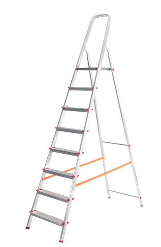 Стремянка алюминиевая REXANT 8 ступеней 12-5049