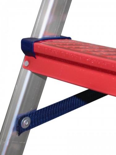 Стремянка алюминиевая Sarayli Color 6 ступеней 2306 - изображение 2