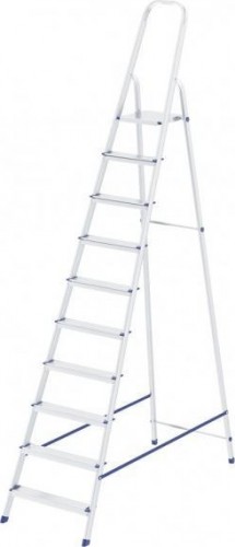 Стремянка алюминиевая СИБРТЕХ 10 ступеней 97721