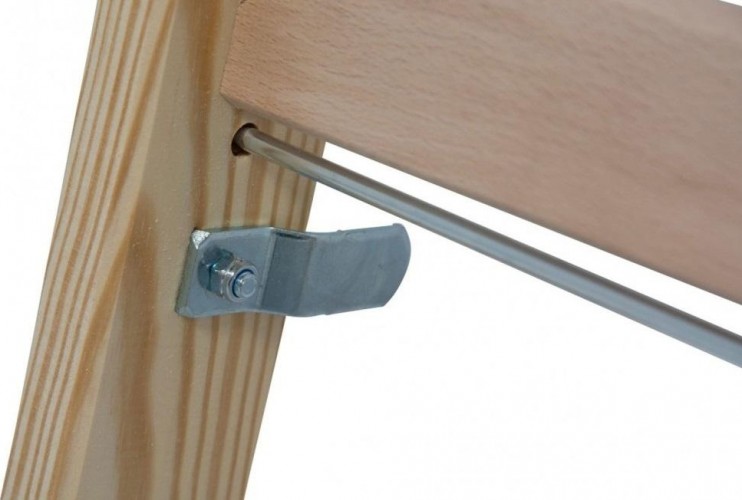 Стремянка деревянная KRAUSE 10 перекладин, двухсторонняя 170217 - изображение 3