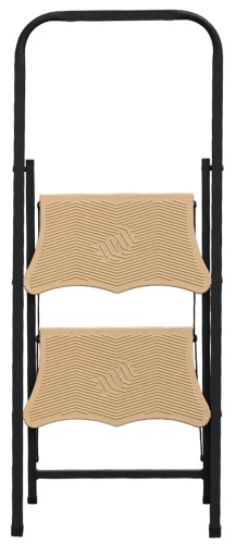 Стремянка стальная АЛЮМЕТ МКP 802 2 ступени, широкие пластиковые ступени МК802P - изображение 5