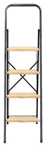 Стремянка стальная АЛЮМЕТ МКP 804 4 ступени, широкие пластиковые ступени МК804P - изображение 3