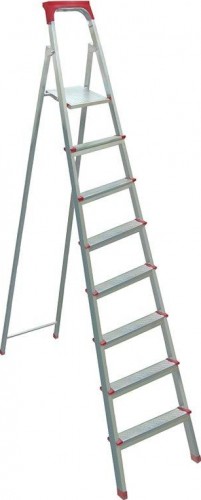 Стремянка стальная Biber 98108 8 ступенчатая тов-049514