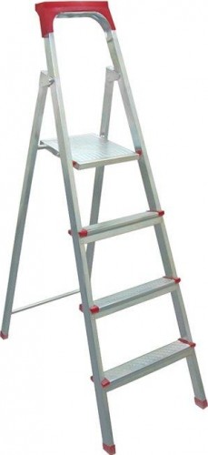 Стремянка стальная Biber 98104 4-х ступенчатая тов-043127