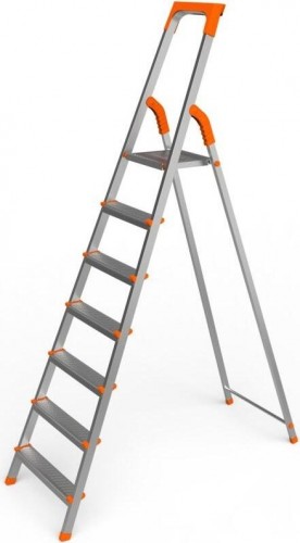 Стремянка стальная Sarayli Европа 7 ступеней 1307