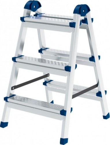 Стремянка стальная СИБРТЕХ 3 ступени двухсторонняя 97983