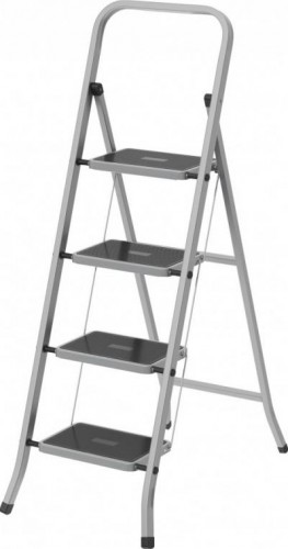 Стремянка стальная СИБРТЕХ 4 ступени с полимерным покрытием 97869