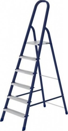 Стремянка стальная СИБРТЕХ 6 ступеней 97846
