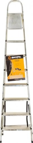 Стремянка стальная ВИХРЬ СС 1х8 73/5/1/12 - изображение 3