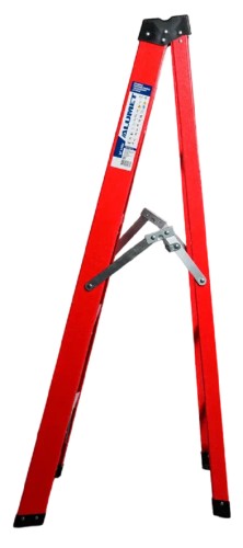 Стремянка стеклопластиковая АЛЮМЕТ SF 1004 4 ступени, с органайзером SF1004 - изображение 2