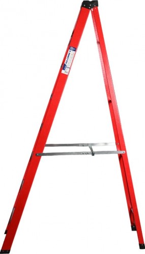 Стремянка стеклопластиковая АЛЮМЕТ SF 1007 7 ступеней, с органайзером SF1007 - изображение 4