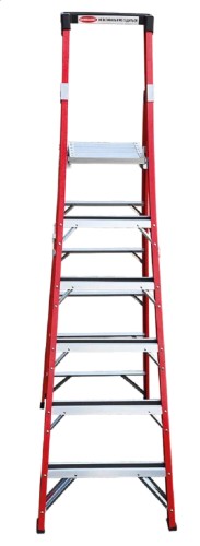 Стремянка стеклопластиковая АЛЮМЕТ FGP 206 6 ступеней, с органайзером FGP206 - изображение 2