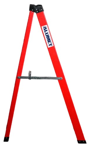 Стремянка стеклопластиковая АЛЮМЕТ SF 1004 4 ступени, с органайзером SF1004 - изображение 3
