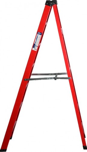 Стремянка стеклопластиковая АЛЮМЕТ SF 1006 6 ступеней, с органайзером SF1006 - изображение 4