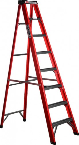 Стремянка стеклопластиковая АЛЮМЕТ SF 1007 7 ступеней, с органайзером SF1007 - изображение 5
