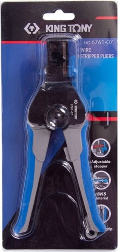 Стриппер KING TONY 6761-07 для зачистки изоляции, 178 мм, алюминиевый - изображение 4