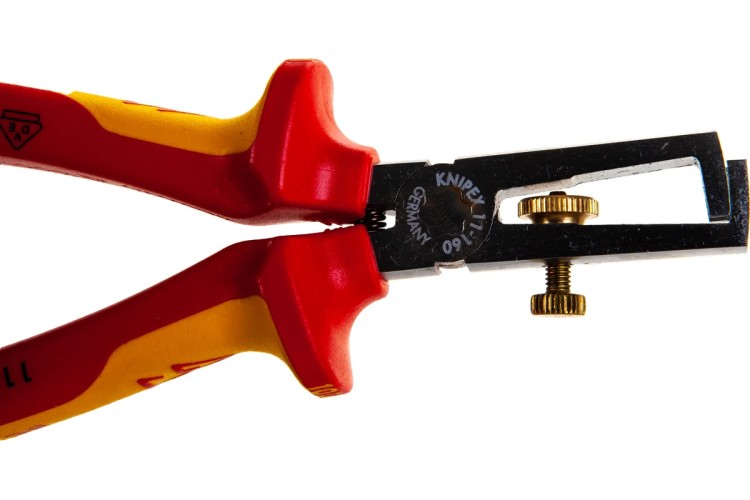 Стриппер KNIPEX KN-1106160SB VDE, d5 мм, длина 160 мм, диэлектрические ручки - изображение 3