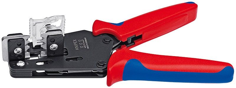 Стриппер KNIPEX KN-121212 прецизионный со сменными фасонными ножами, 4/6/10
