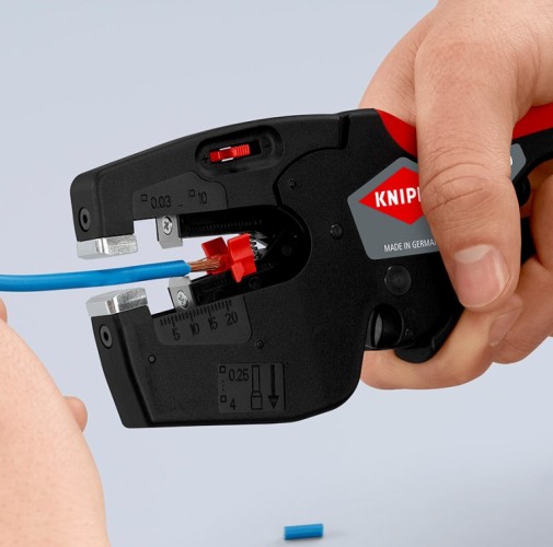 Стриппер KNIPEX KN-1272190 NexStrip автоматический 3-в-1 - изображение 3