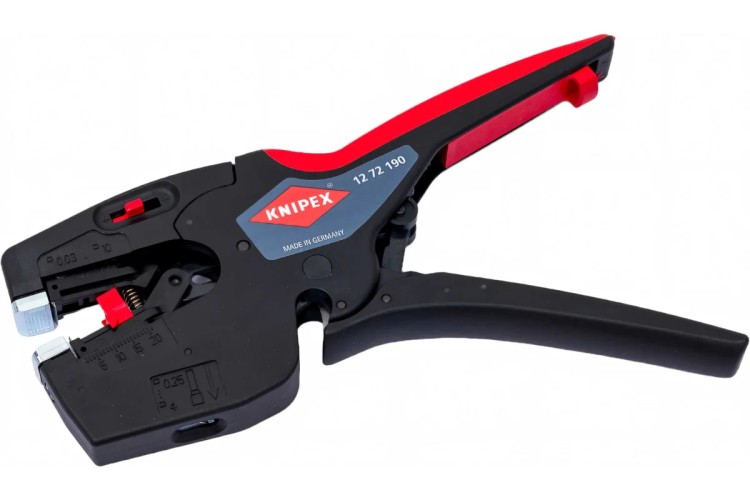Стриппер KNIPEX KN-1272190SB NexStrip автоматический 3-в-1 - изображение 4