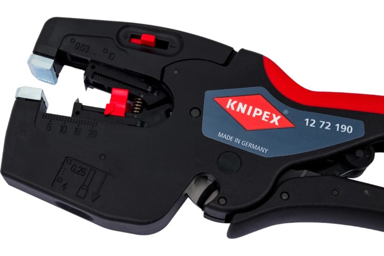 Стриппер KNIPEX KN-1272190SB NexStrip автоматический 3-в-1 - изображение 3
