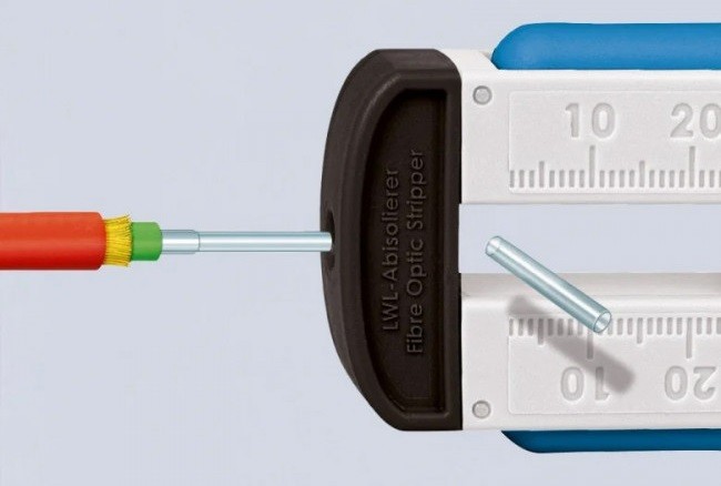 Стриппер KNIPEX KN-1285110SB для удаления первичной оболочки оптоволокна ø 0.12 - изображение 4