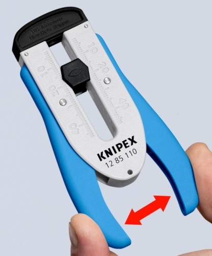 Стриппер KNIPEX KN-1285110SB для удаления первичной оболочки оптоволокна ø 0.12 - изображение 2