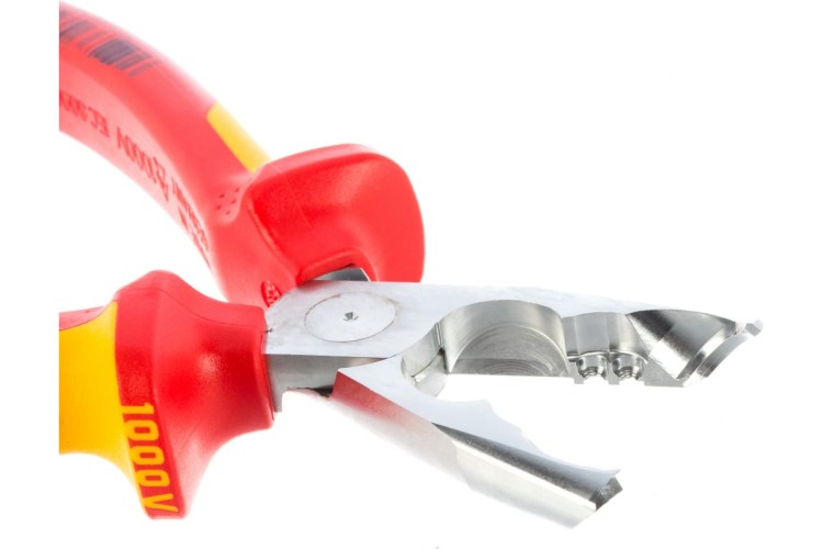 Стриппер KNIPEX KN-1346165SB VDE для круглых кабелей, диэлектрические ручки - изображение 2