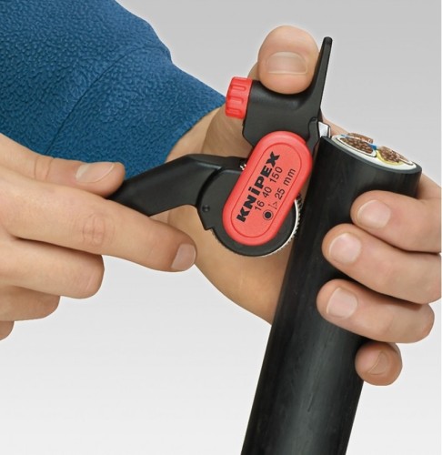 Стриппер KNIPEX KN-1640150SB для круглого кабеля - изображение 2
