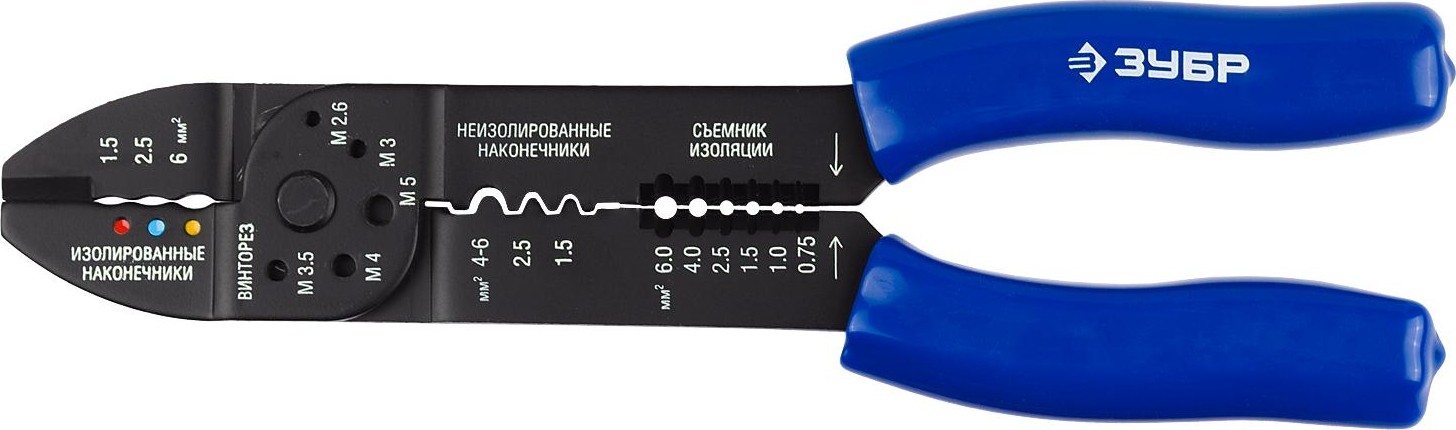 Стриппер многофункциональный ЗУБР МT-30 0.75-6 мм2 профессионал 22668-23