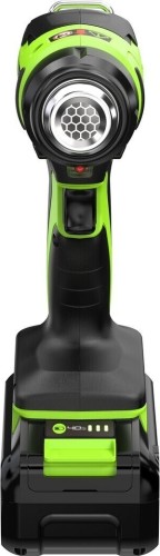 Строительный фен аккумуляторный  GREENWORKS G24HG 24V, АКБ 4Ач и ЗУ 3400207CUB - изображение 5