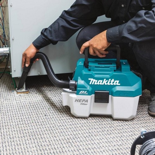 Строительный пылесос MAKITA DVC 750 LZ с бесщеточным двигателем без АКБ и ЗУ DVC750LZ - изображение 2