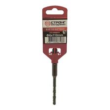 Бур крестовой STRONG SDS+ 6х110 квадро стс-040 - изображение 7