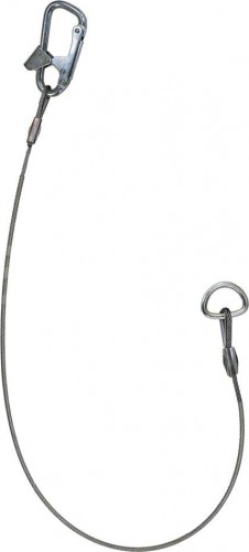 Строп Б МОЛОТ из стального троса 1,45 м, в защитной оболочке, круглый карабин К 1 + кбс стропб