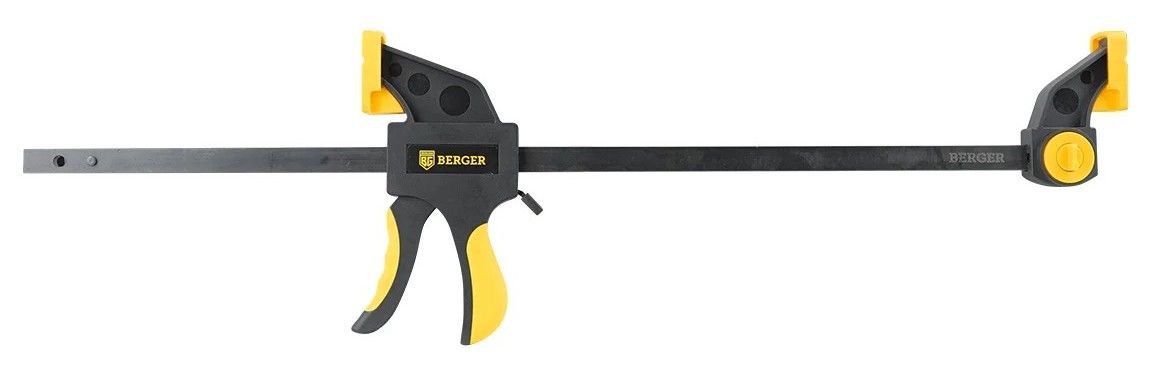 Струбцина быстрозажимная BERGER BG1931 (сжим/разжим) 70*450мм, зажим до 60кг - изображение 3