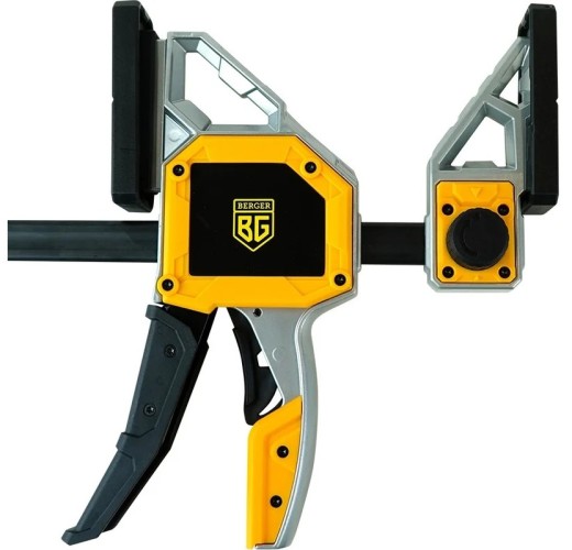 Струбцина быстрозажимная BERGER BG1926 алюминиевая (сжим/разжим) 95*600мм, зажим до 350 к - изображение 4