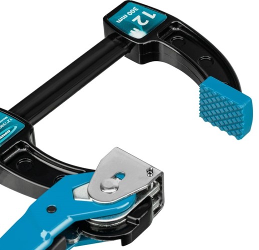 Струбцина быстрозажимная GROSS 20721 реечная, рычажный храповый механизм,12"/ 300 мм - изображение 2