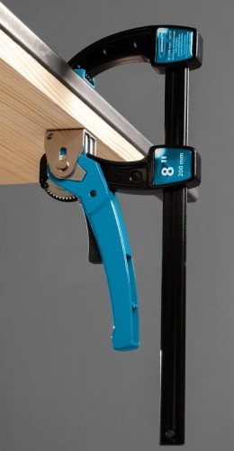 Струбцина быстрозажимная GROSS 20719 реечная, рычажный храповый механизм, 8"/200 мм - изображение 4