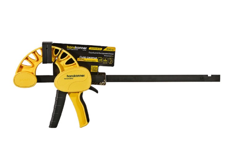 Струбцина быстрозажимная HANSKONNER HK1078-08-30 300мм - изображение 2