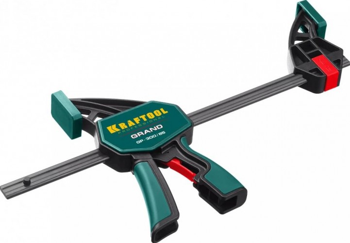 Струбцина быстрозажимная KRAFTOOL GP-300/85 пистолетная 300/85 мм 32226-30_z01 - изображение 3