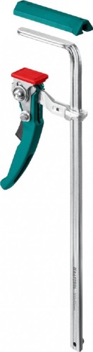 Струбцина быстрозажимная KRAFTOOL KRAFTFLEX, KLT-300, 300/60 мм универсальная, цельнокованая, рычажная в T-track 32331-300