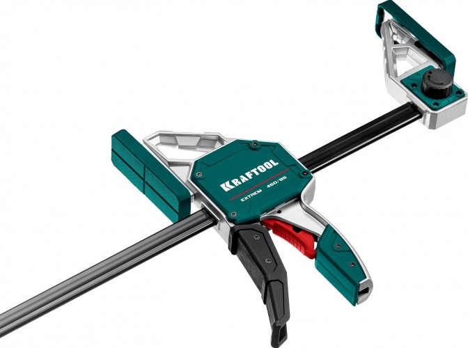 Струбцина быстрозажимная KRAFTOOL EXTREM 450/95 пистолетная 32228-45_z01 - изображение 2