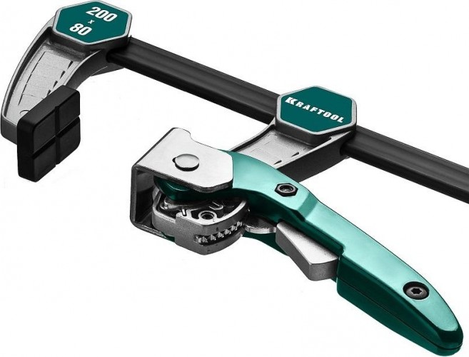 Струбцина быстрозажимная KRAFTOOL KL-200/80 мм 32019-080-200 - изображение 3