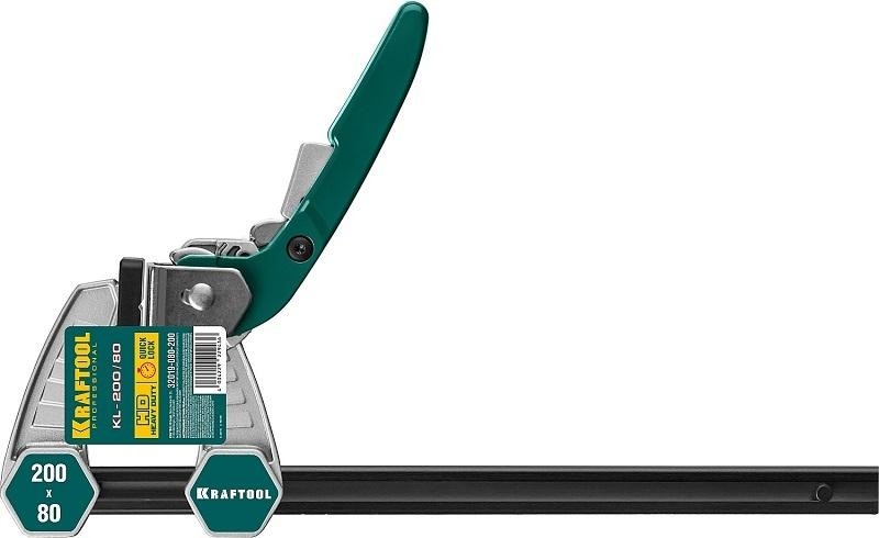 Струбцина быстрозажимная KRAFTOOL KL-200/80 мм 32019-080-200 - изображение 2