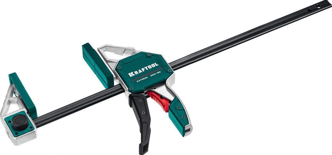 Струбцина быстрозажимная KRAFTOOL EXTREM 450/95 пистолетная 32228-45_z01