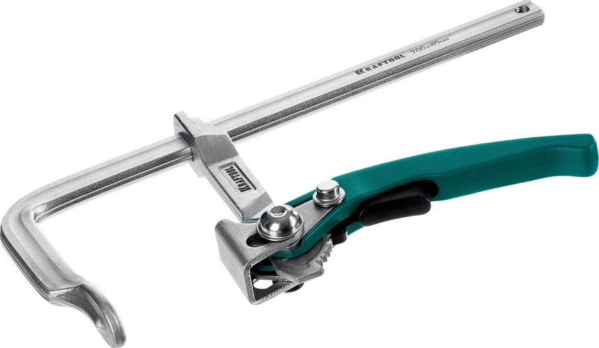 Струбцина быстрозажимная KRAFTOOL KLF-200 200/80 мм 32020-200