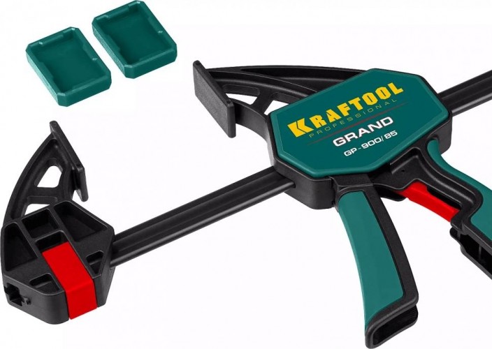 Струбцина быстрозажимная KRAFTOOL GP-900/85 пистолетная 900/85 мм 32226-90 - изображение 2